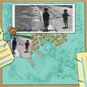 Brothers at the Beach