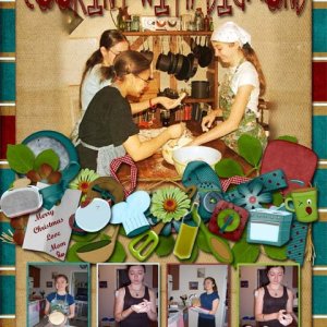 The front cover if a cook book - A Christmas present