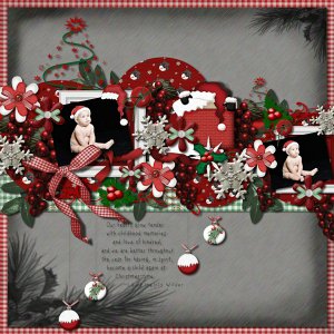 A child again at Christmas time