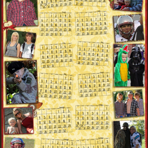 Whole Year on One page