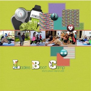 Ladies Boot Camp photo shoot