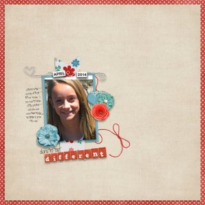 Dare to Be Different (February Font Challenge)