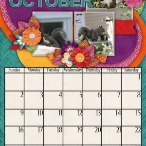 2016 Wall Calendar - Magic Of Autumn