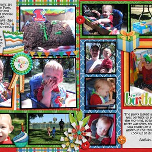 D's 1st bday party