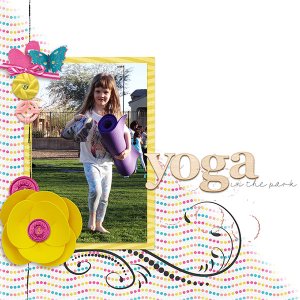 Yoga at the park