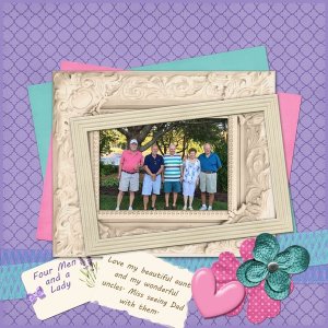 Four Men and a Lady