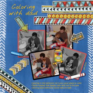 Coloring with Daddy
