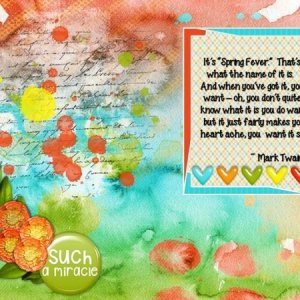 Spring Fever - March 2016 Inspiration Challenge