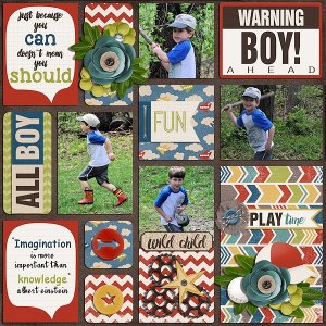 Warning boy ahead