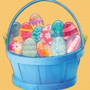 Easter egg hung 2016