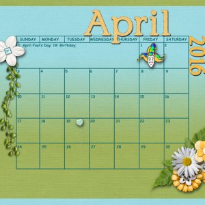 April Sum Up Calendar