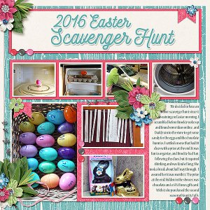 2016 Easter Scavenger Hunt