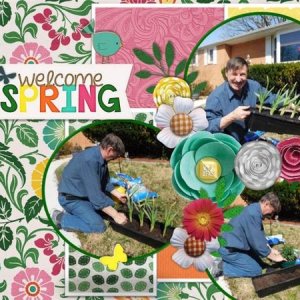Spring Plantings - April 2016 Desktop Challenge