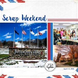 Scrap Weekend - left side