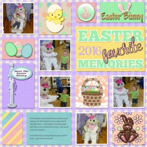 Meeting the Easter Bunny