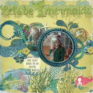 Glitzy Mermaid April 2016 Color Challenge