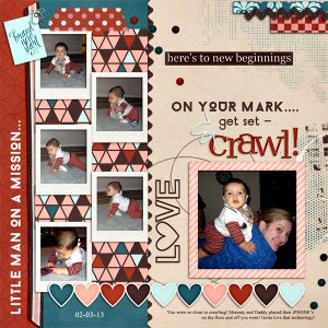 Crawling @6.5 months