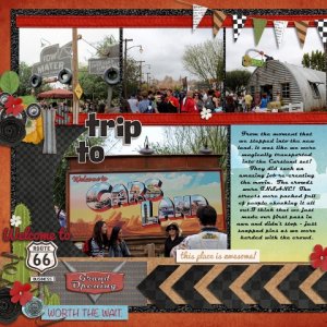1st Trip to Cars Land
