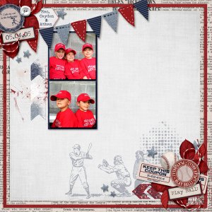 Cayden Baseball Left Page