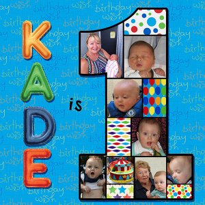 Kade is ONE!