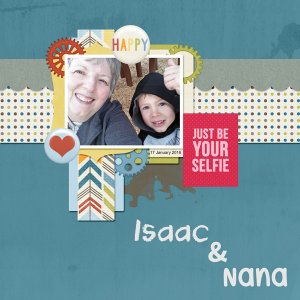 Isaac and Nana Selfie