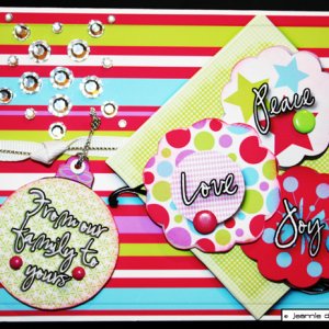 December Sweet Cards Template