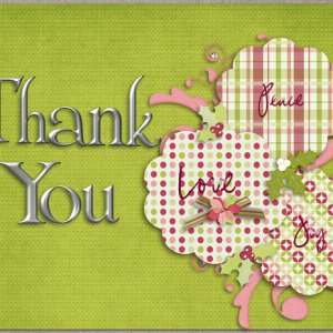 My Thank You Card