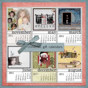 Christmas gift calendars