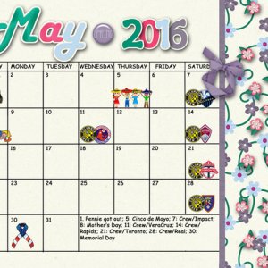May 2016 Sum Up Calendar