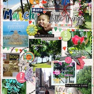 March collage