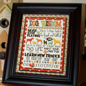 dog wisdom print