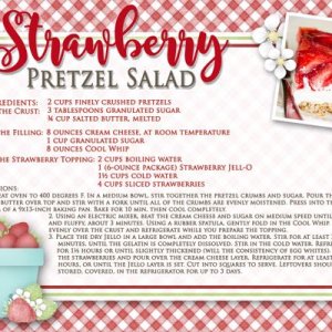 Strawberry Pretzel Salad