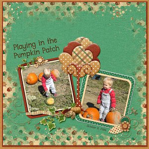 Playing in the Pumpkin Patch