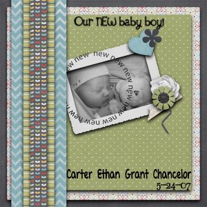 OUR NEW BABY BOY