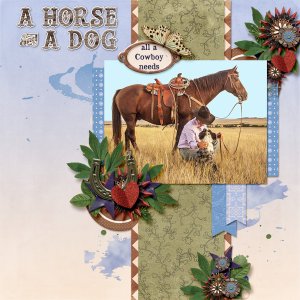 A Horse and a Dog