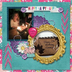 Happy Birthday Sarah Aug 2015