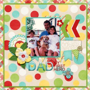 June 2016 Brush Challenge - Girls and Dad