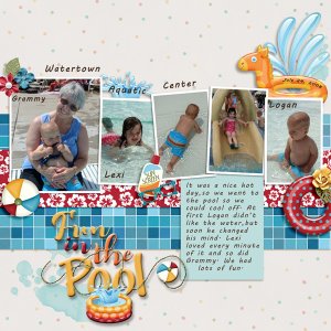 July 2016- Buffet Challenge - Fun in the Pool