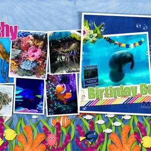 July 2016 Mix It Up Challenge - Aquarium