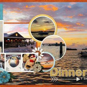 July 2016 Recipe Challenge, Dinner with a View