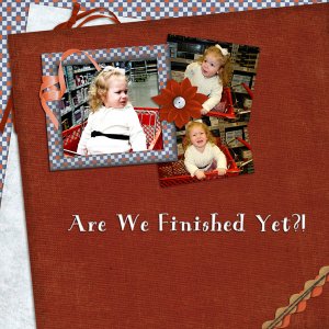 Are We Finished Yet?