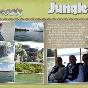 Peru - boat ride into the Amazon Jungle