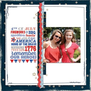 4th of July Word Art Challenge