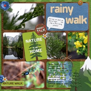 Rainy walk