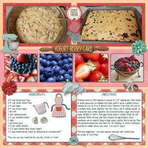 Yogurt Berry Cake