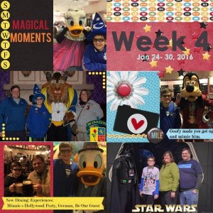 Jan WDW trip left page