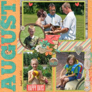 My August 2015--Left Side