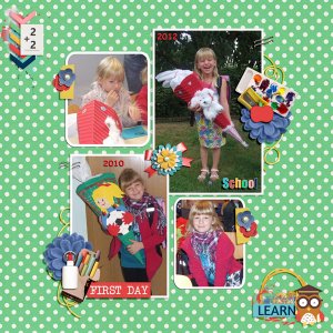our first days at school