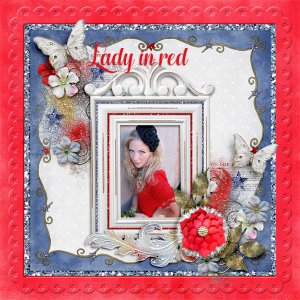 Lady-in-red
