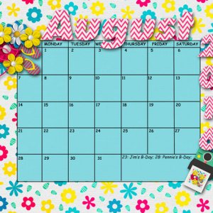 August Sum Up Calendar